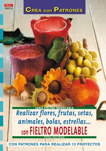 Serie Fieltro Modelable nº 12. REALIZAR FLORES, FRUTAS, SETAS, ANIMALES, BOLAS, | 9788498740561 | Dechêne, Petra | Librería Castillón - Comprar libros online Aragón, Barbastro