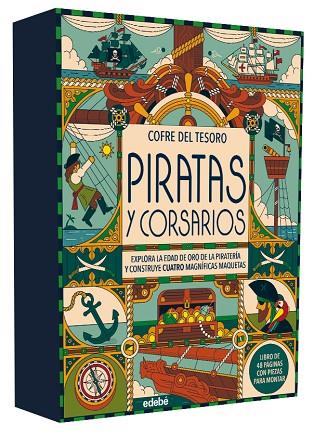 COFRE DEL TESORO: PIRATAS Y CORSARIOS | 9788468370835 | Dickmann, Nancy / Crusher, Aldo | Librería Castillón - Comprar libros online Aragón, Barbastro