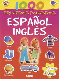 1000 PRIMERAS PALABRAS ESPAÑOL-INGLÉS CON PEGATINAS | 9788498069426 | Librería Castillón - Comprar libros online Aragón, Barbastro