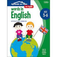 APRENDO EN CASA INGLÉS (5-6 AÑOS) WORDS IN ENGLISH | 9788499399195 | PATIMPATAM | Librería Castillón - Comprar libros online Aragón, Barbastro