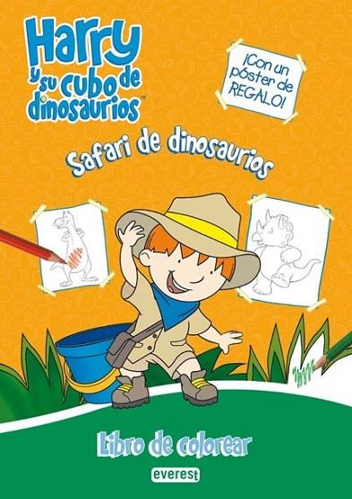 HARRY Y SU CUBO DE DINOSAURIOS : SAFARI DE DINOSAURIOS : LIBRO DE COLOREAR | 9788444165196 | REYNOLDS, ADRIAN; WHYBROW, IAN | Librería Castillón - Comprar libros online Aragón, Barbastro