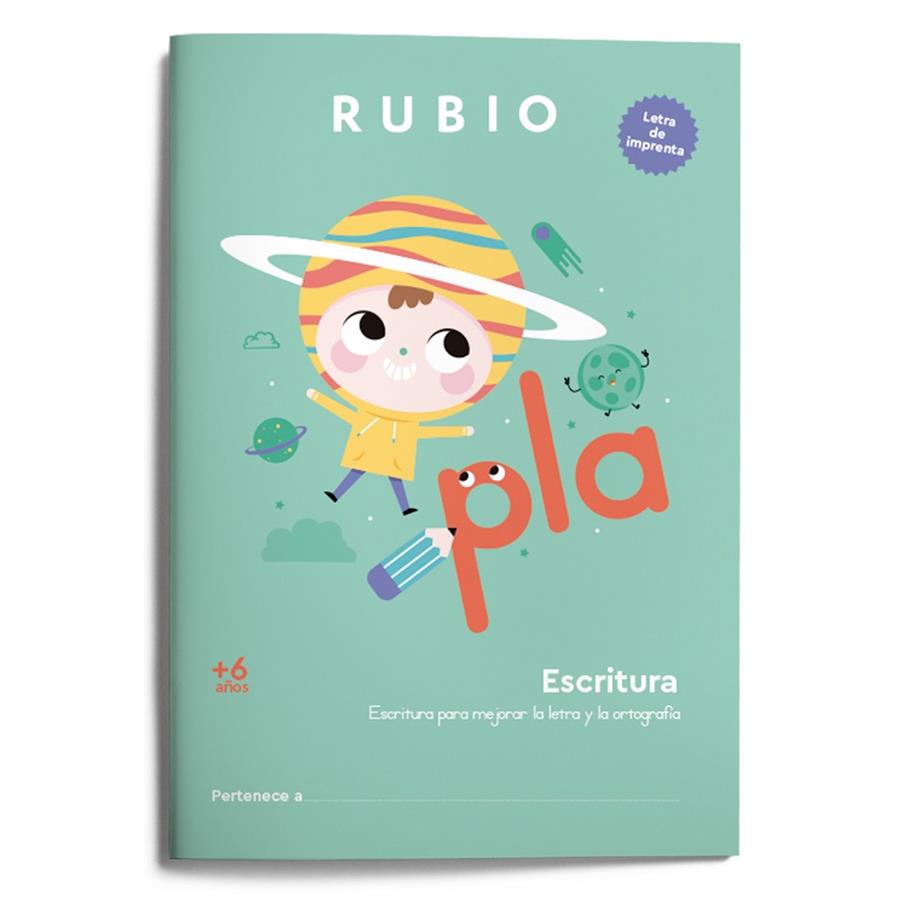 Escritura con letra de imprenta (+6 años) | 9788418964848 | ENRIQUE RUBIO POLO SLU | Librería Castillón - Comprar libros online Aragón, Barbastro