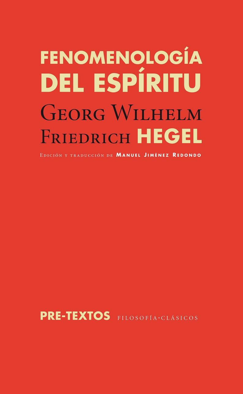 Fenomenología del espíritu - reed | 9788416453153 | Hegel, Georg Wilhelm Friedrich | Librería Castillón - Comprar libros online Aragón, Barbastro