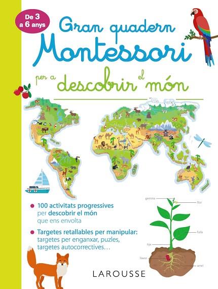 Gran quadern Montessori per a descobrir el món | 9788417720278 | Larousse Editorial | Librería Castillón - Comprar libros online Aragón, Barbastro