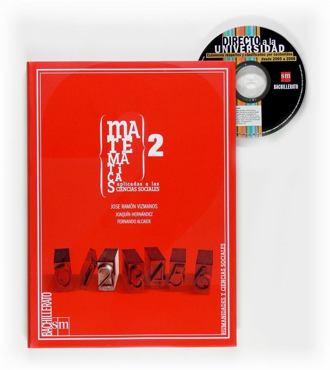 2º BACH. MATEMÁTICAS  APLICADAS A LAS CIENCIAS SOCIALES II .-09 | 9788467534733 | Vizmanos Buelta, José Ramón / Hernández Gómez, Joaquín / Alcaide Guindo, Fernando / Moreno Warleta,  | Librería Castillón - Comprar libros online Aragón, Barbastro