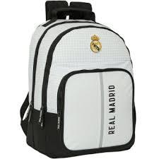 MOCHILA DOBLE ADAPTABLE A CARRO REAL MADRID 1ª EQUIPACIÓN 24/25 | 8412688568246 | Librería Castillón - Comprar libros online Aragón, Barbastro