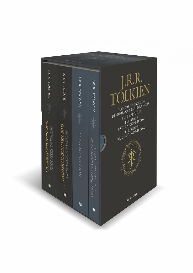 Estuche Tolkien 2 (Silmarillion, Cuentos Inconclusos, Hª Tierra Media 1 y 2) | 9788445018408 | Tolkien, J. R. R. | Librería Castillón - Comprar libros online Aragón, Barbastro