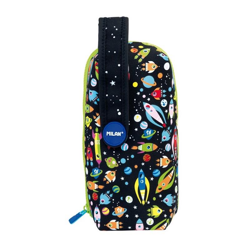 PLUMIER MILAN HANDLY MULTIPENCILCASE SUPER HEROES SPACE NEGRO 08872SSB | 8411574079576 | Librería Castillón - Comprar libros online Aragón, Barbastro