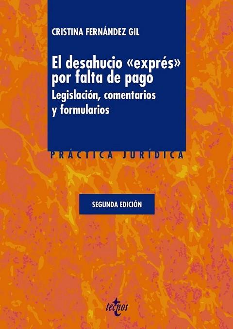 El desahucio expres por falta de pago | 9788430959587 | Fernández Gil, Cristina | Librería Castillón - Comprar libros online Aragón, Barbastro