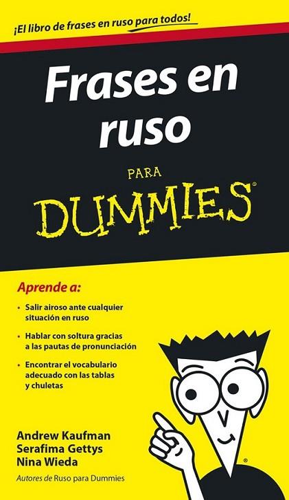 Frases en ruso para Dummies | 9788432901959 | Kaufman, Andrew; Gettys, Serafina: Wieda, Nina | Librería Castillón - Comprar libros online Aragón, Barbastro