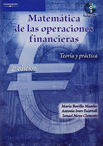 MATEMATICA DE LAS OPERACIONES FINANCIERAS 2ED | 9788497323734 | BONILLA MUSOLES, MARIA Y OTROS | Librería Castillón - Comprar libros online Aragón, Barbastro