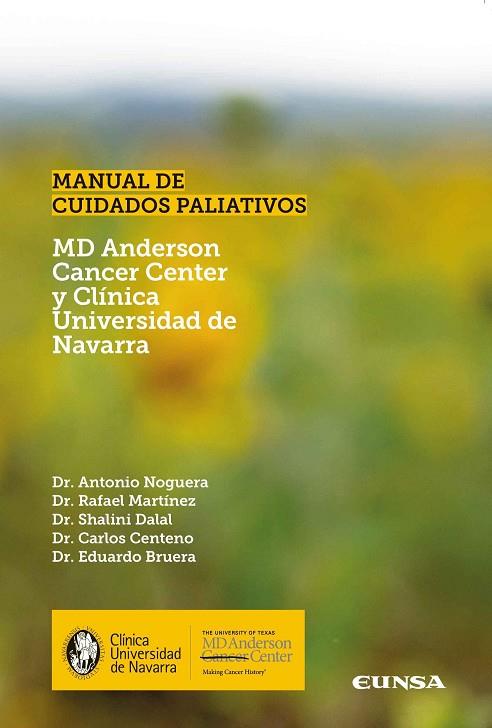 MANUAL DE CUIDADOS PALIATIVOS | 9788431335878 | Centeno Cortés, Carlos / Noguera, Antonio / Martínez, Rafael / Dalal, Shalini / Bruera, Eduardo | Librería Castillón - Comprar libros online Aragón, Barbastro