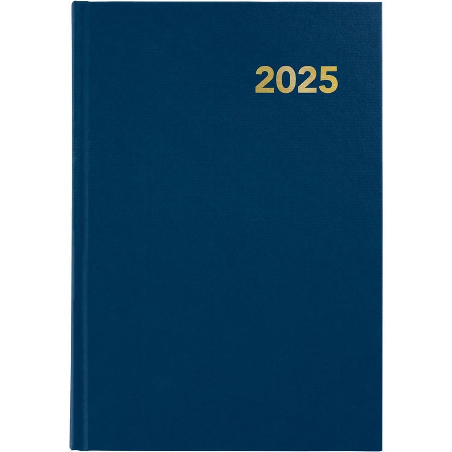 AGENDA 2025 BRETAÑA 145X210 MM DÍA PÁGINA VINILO TAPA DURA CUATRILINGUE AZUL FSC GRAFOPLÁS | 8413623173839 | Librería Castillón - Comprar libros online Aragón, Barbastro