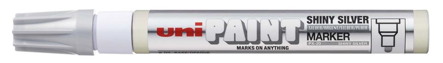 UNI PAINT MARKER SHINY SILVER PX-20 MARCADOR PLATA | 4902778206690 | Librería Castillón - Comprar libros online Aragón, Barbastro