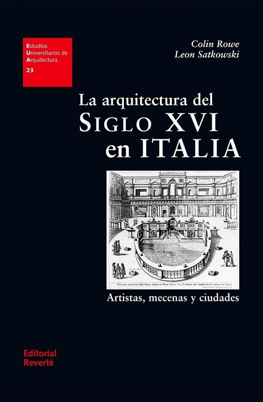 La Arquitectura del siglo XVI en Italia | 9788429121230 | Rowe, Colin | Librería Castillón - Comprar libros online Aragón, Barbastro