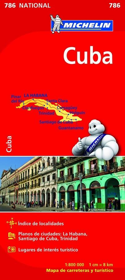 CUBA MAPA MICHELIN NATIONAL 786 ED.2013 | 9782067185470 | MICHELIN | Librería Castillón - Comprar libros online Aragón, Barbastro