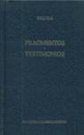 FRAGMENTOS TESTIMONIOS | 9788424901981 | ESQUILO | Librería Castillón - Comprar libros online Aragón, Barbastro