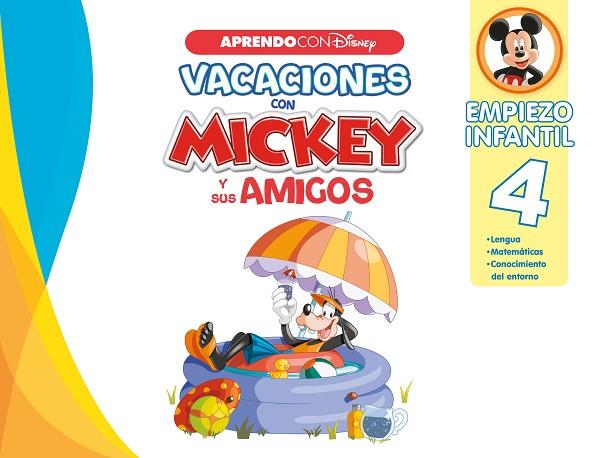 Vacaciones con Mickey y sus amigos. Empiezo infantil 4 | 9788418039539 | Disney, | Librería Castillón - Comprar libros online Aragón, Barbastro