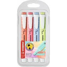 ROTULADOR STABILO SWING COOL FLUORESCENTE ESTUCHE 4 COLORES PASTEL | 4006381559461 | 7033 | Librería Castillón - Comprar libros online Aragón, Barbastro