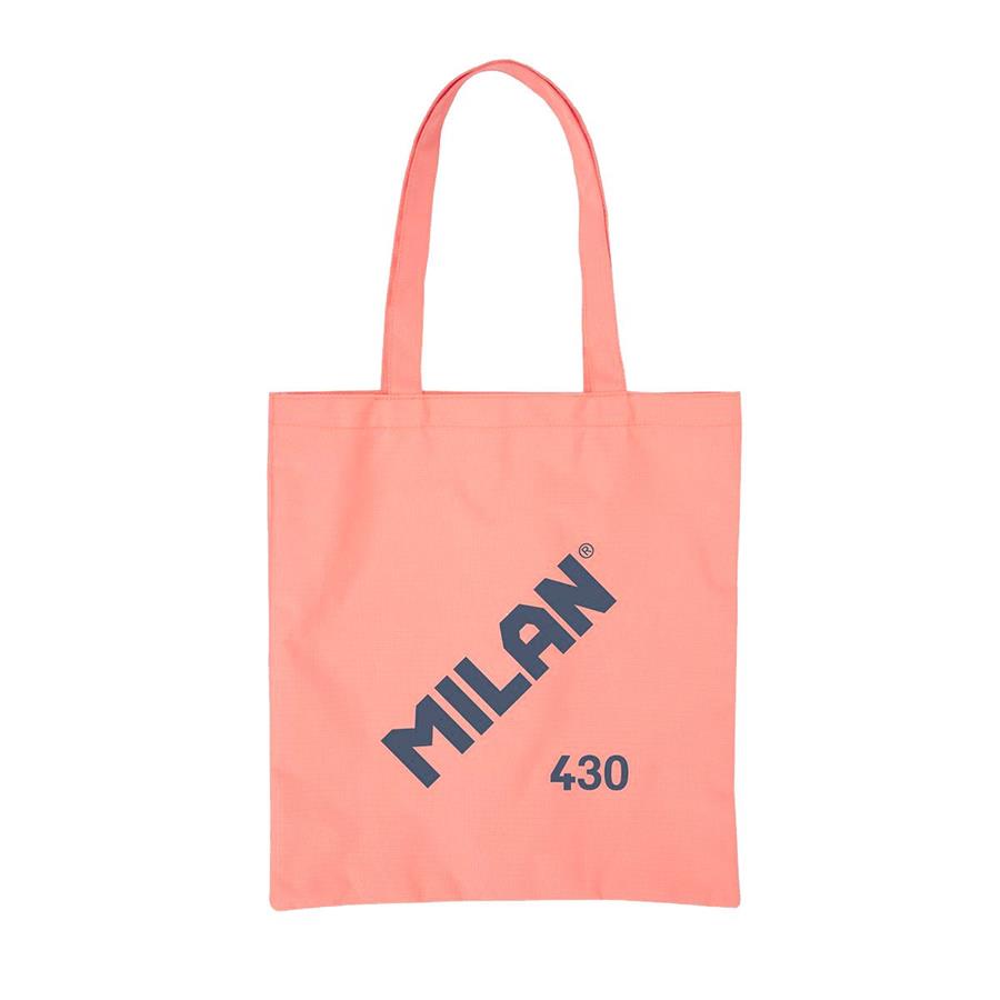 BOLSA TOTE BAG MILAN SINCE 1918 ROSA | 8411574101611 | Librería Castillón - Comprar libros online Aragón, Barbastro