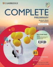 Complete Preliminary Second edition English for Spanish Speakers. Self-study pac | 9788490365045 | Humphreys,Niamh/Kingsley,Susan/Dignen,Sheila | Librería Castillón - Comprar libros online Aragón, Barbastro