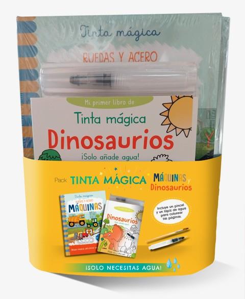 PACK TINTA MÁGICA: MÁQUINAS Y DINOSAURIOS | 9788468374055 | AA.VV. | Librería Castillón - Comprar libros online Aragón, Barbastro