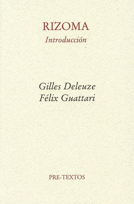 RIZOMA | 9788485081028 | DELEUZE, GILLES ... [ET AL.] | Librería Castillón - Comprar libros online Aragón, Barbastro