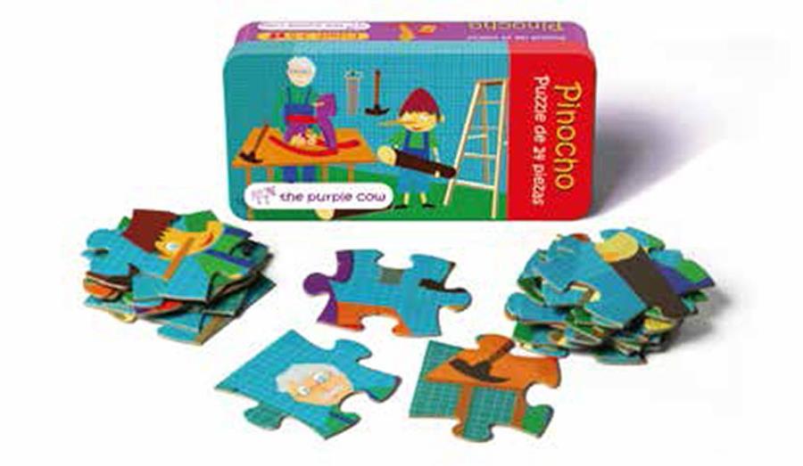 PUZZLE FOURNIER 24 PIEZAS CAJA METÁLICA PINOCHO | 7290011890599 | Librería Castillón - Comprar libros online Aragón, Barbastro