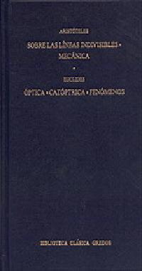 SOBRE LAS LINEAS INDIVISIBLES MECANICA | 9788424922658 | ARISTOTELES | Librería Castillón - Comprar libros online Aragón, Barbastro