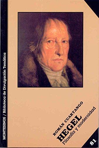 HEGEL: FILOSOFIA Y MODERNIDAD | 9788496356139 | CUARTANGO, ROMAN G. (1958- ) | Librería Castillón - Comprar libros online Aragón, Barbastro