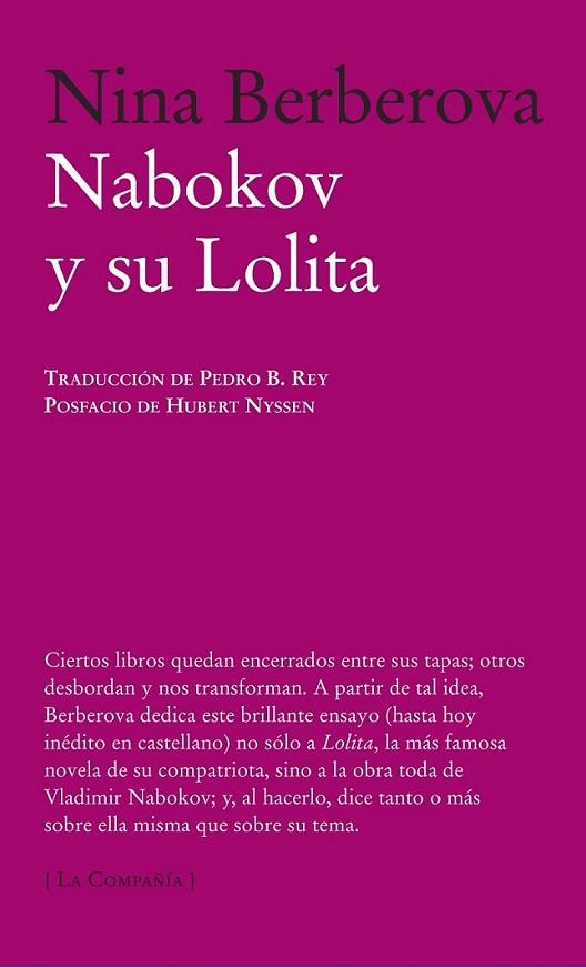 NABOKOV Y SU LOLITA | 9788483930670 | BERVEROVA, NINA | Librería Castillón - Comprar libros online Aragón, Barbastro