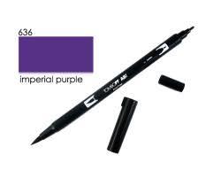 ROTULADOR TOMBOW DUAL BRUSH COLOR IMPERIAL PURPLE ABT 636 | 4901991901818 | Librería Castillón - Comprar libros online Aragón, Barbastro