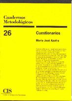 CUESTIONARIOS (CM 26) | 9788474762723 | AZOFRA, MARIA JOSE | Librería Castillón - Comprar libros online Aragón, Barbastro