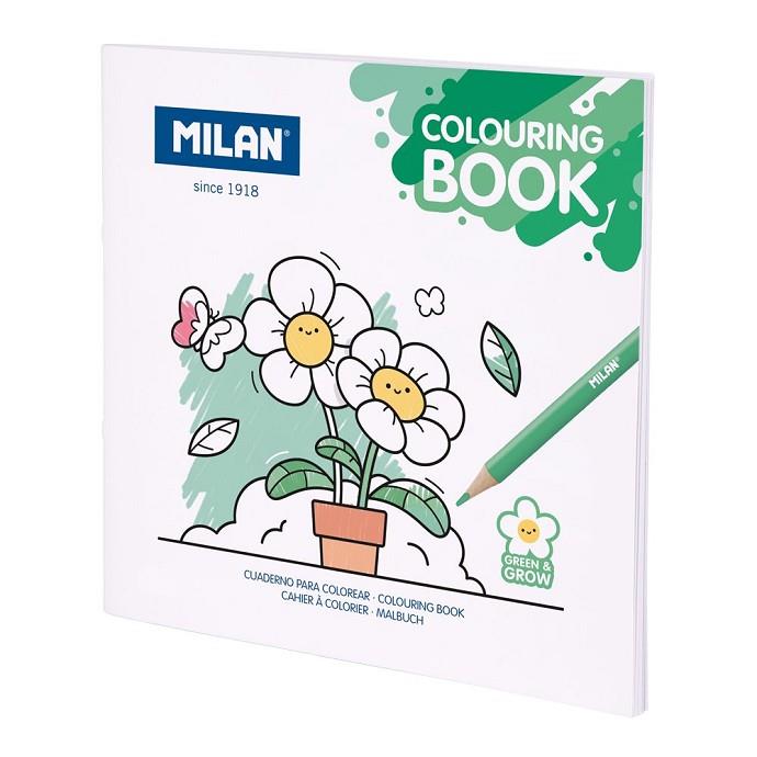 CUADERNO PARA COLOREAR MILAN GREEN 6 GROW | 8411574109334 | Librería Castillón - Comprar libros online Aragón, Barbastro