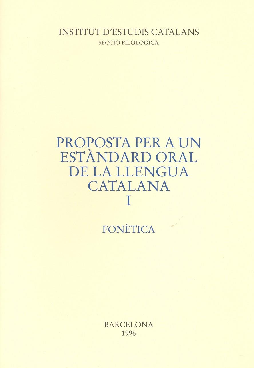 PROPOSTA PER A UN ESTANDARD ORAL LLENGUA CAT. 1 | 9788472833197 | Librería Castillón - Comprar libros online Aragón, Barbastro