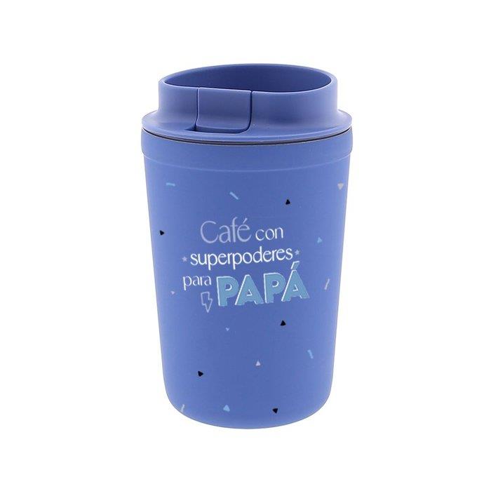 VASO TERMICO CAFE CON SUPERPODERES PARA PAPA MAZARINE | 8435458070602 | Librería Castillón - Comprar libros online Aragón, Barbastro