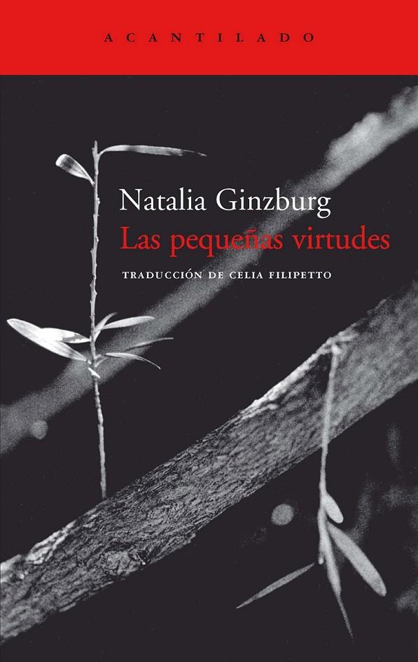 LAS PEQUEÑAS VIRTUDES | 9788495359667 | GINZBURG, NATALIA | Librería Castillón - Comprar libros online Aragón, Barbastro