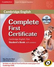 Complete First Certificate for Spanish Speakers Student's Book with answers with | 9788483237229 | Brook-Hart, Guy; Cambridge ESOL | Librería Castillón - Comprar libros online Aragón, Barbastro