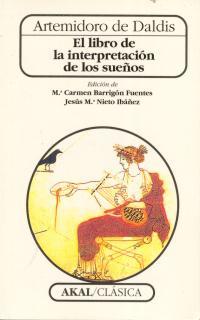 LIBRO DE LA INTERPRETACION DE LOS SUEÑOS, EL | 9788446010128 | DALDIS, ARTEMIDORO DE | Librería Castillón - Comprar libros online Aragón, Barbastro