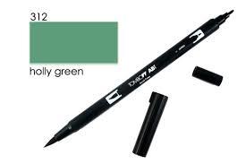 ROTULADOR TOMBOW DUAL BRUSH COLOR HOLLY GREEN 312 | 4901991901450 | Librería Castillón - Comprar libros online Aragón, Barbastro