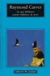 DE QUE HABLAMOS CUANDO HABLAMOS DE AMOR - COMPACTOS TD | 9788433974105 | CARVER, RAYMOND | Librería Castillón - Comprar libros online Aragón, Barbastro