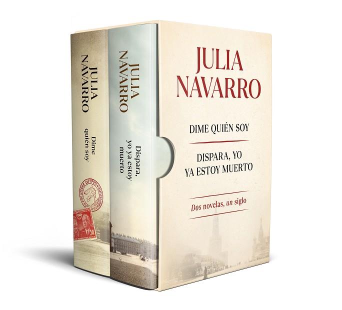 Estuche Julia Navarro (contiene: Dime quién soy | Dispara, yo ya estoy muerto) | 9788466378529 | Julia Navarro | Librería Castillón - Comprar libros online Aragón, Barbastro