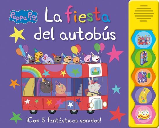 Peppa Pig. Libro con sonidos - La fiesta del autobús | 9788448868833 | Hasbro/eOne | Librería Castillón - Comprar libros online Aragón, Barbastro