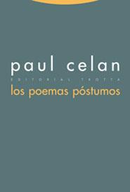 POEMAS POSTUMOS, LOS | 9788481645989 | CELAN, PAUL | Librería Castillón - Comprar libros online Aragón, Barbastro