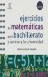 EJERCICIOS DE MATEMATICAS PARA BACHILLERATO (CHULETAS) | 9788467018189 | SANCHEZ FERNANDEZ, FRANCISCO | Librería Castillón - Comprar libros online Aragón, Barbastro