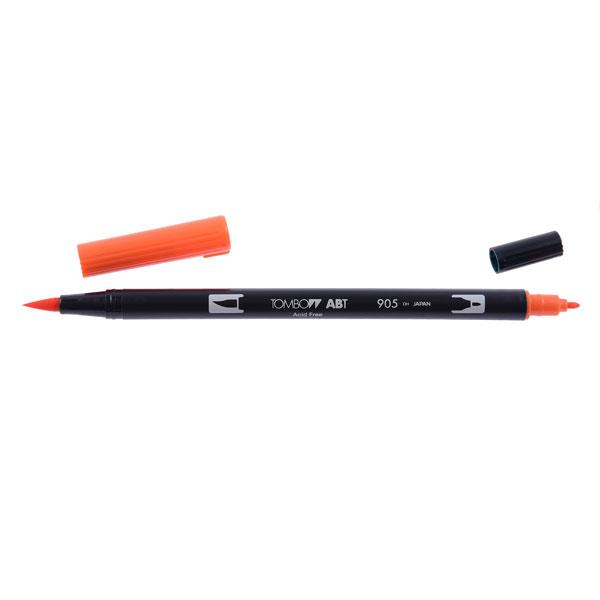 ROTULADOR TOMBOW DUAL BRUSH COLOR RED ABT 905 | 4901991902150 | Librería Castillón - Comprar libros online Aragón, Barbastro