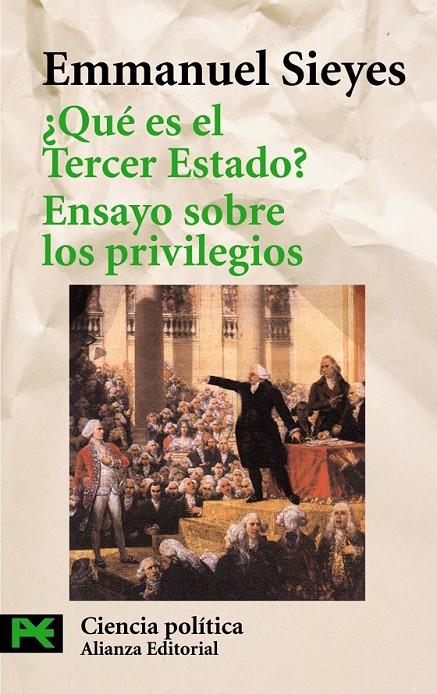 QUE ES EL TERCER GRADO? / ENSAYO SOBRE LOS PRIVILEGIOS (LB) | 9788420655864 | SIEYES, EMMANUEL | Librería Castillón - Comprar libros online Aragón, Barbastro