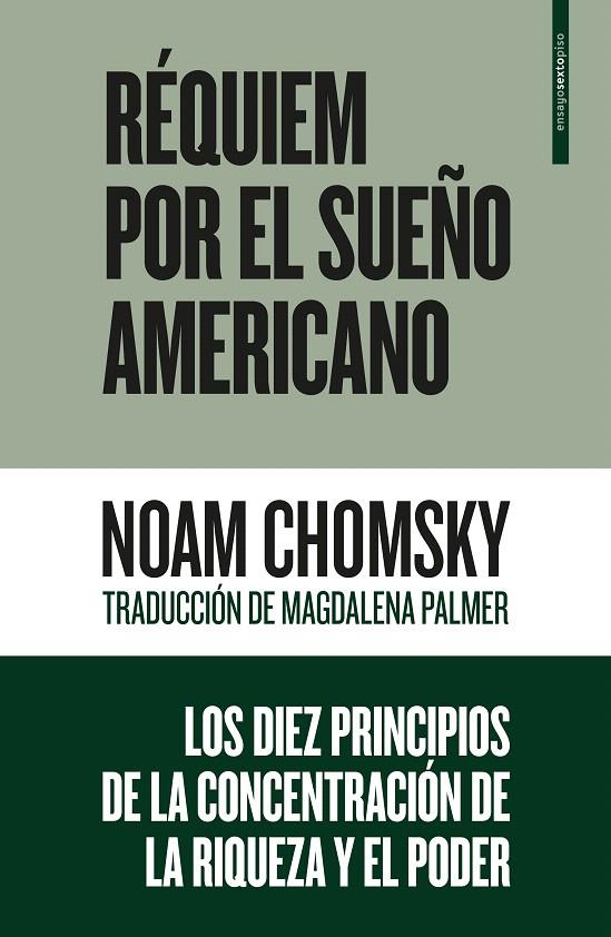 Réquiem por el sueño americano | 9788416677504 | Chomsky, Noam | Librería Castillón - Comprar libros online Aragón, Barbastro