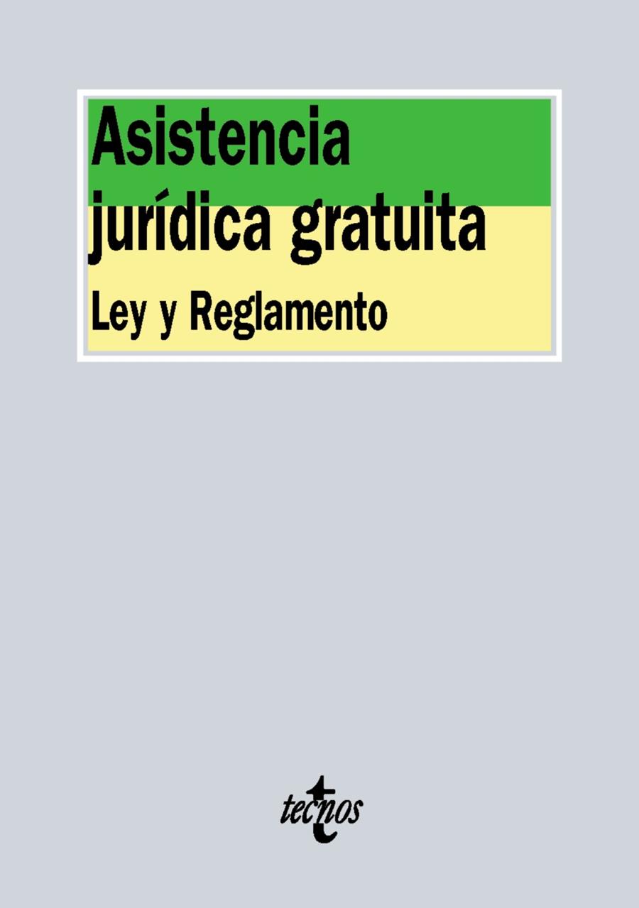 Asistencia jurídica gratuita | 9788430968459 | Editorial Tecnos | Librería Castillón - Comprar libros online Aragón, Barbastro