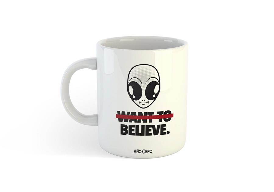 TAZA I WANT TO BELIEVE | 8432715105411 | Librería Castillón - Comprar libros online Aragón, Barbastro